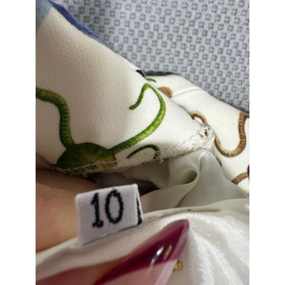 Versace Collection Starfish Print Sheath Dress – Size 44 (Fits US 6) - Picture 7 of 7